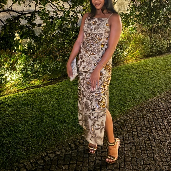 ASOS embellished dress worn once size 8 - Picture 5 of 5